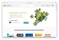 Capture d'écran Cairn Pro - Février 2024