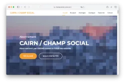 Capture d'écran Champ Social - Février 2024